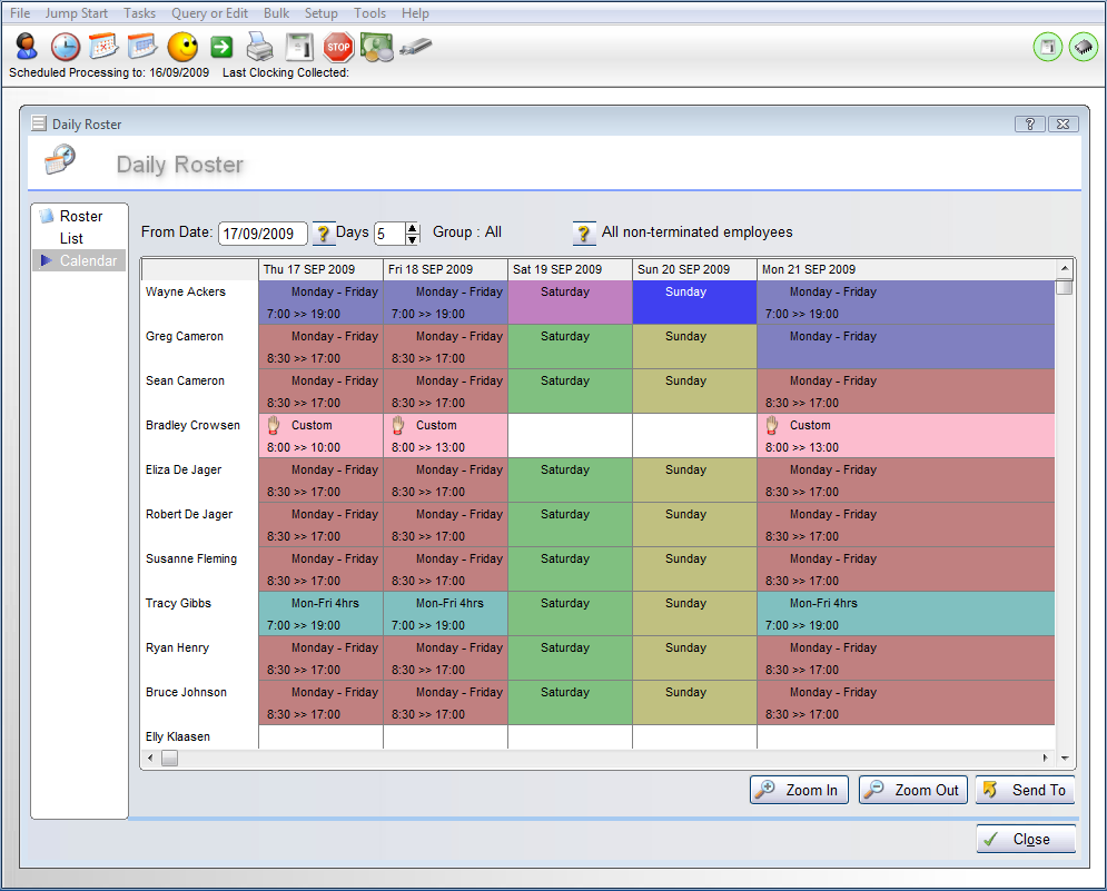 CS TimeClocks - TNA Software Features